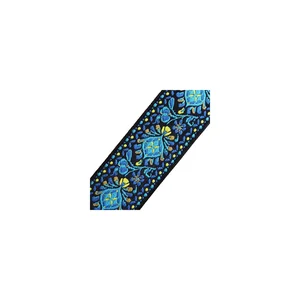 Richter Guitar Strap Ret. Jacqu. Blue