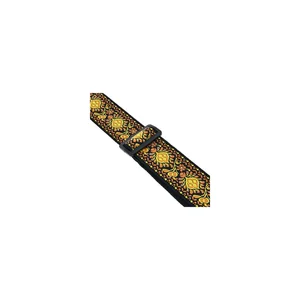 Richter Guitar Strap Ret. Jacqu.Yellow