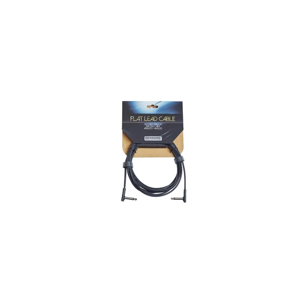 Rockboard Flat Lead Cable 300cm A/A blk