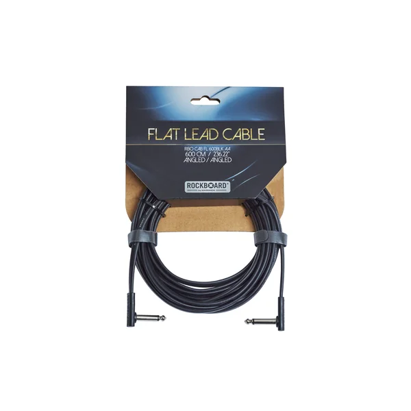 Rockboard Flat Lead Cable 600cm A/A blk