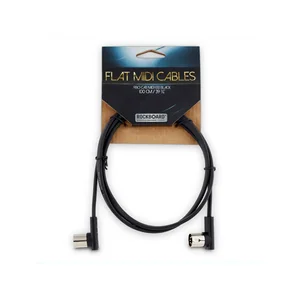 Rockboard Flat MIDI Cable 100cm Black