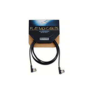 Rockboard Flat MIDI Cable 200cm Black