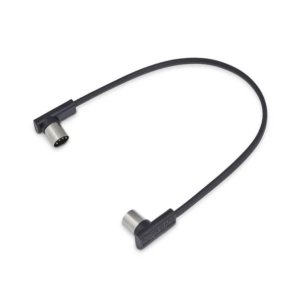 Rockboard Flat MIDI Cable 30cm Black