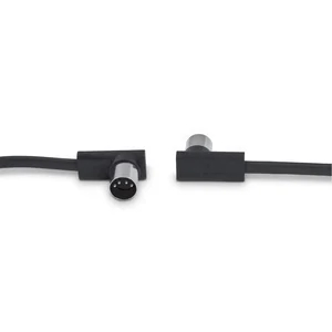 Rockboard Flat MIDI Cable 30cm Black