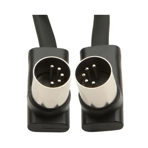 Rockboard Flat MIDI Cable 500cm Black
