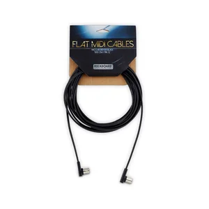 Rockboard Flat MIDI Cable 500cm Black