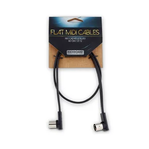 Rockboard Flat MIDI Cable 60cm Black