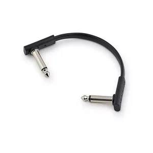 Rockboard Flat Patch Cable Black 10 cm