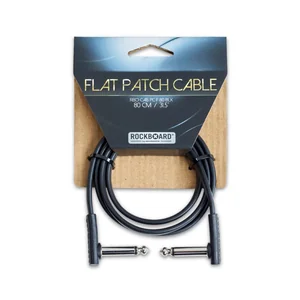 Rockboard Flat Patch Cable Black 80 cm