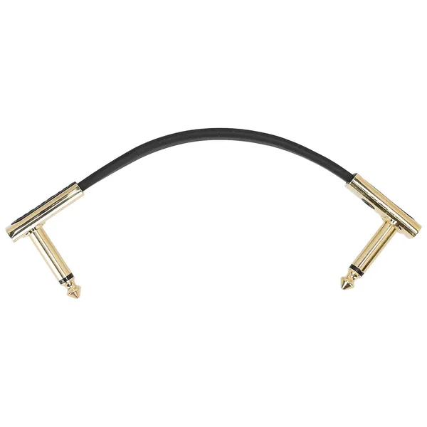 Rockboard Flat Patch Cable Gold 10 cm