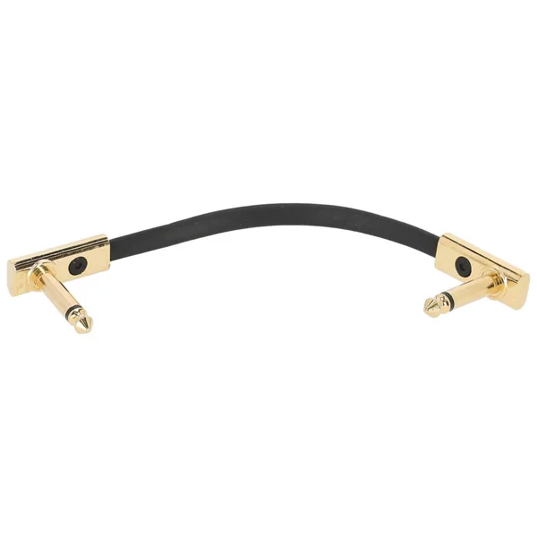 Rockboard Flat Patch Cable Gold 10 cm