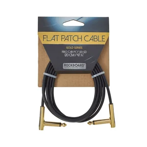 Rockboard Flat Patch Cable Gold 120 cm