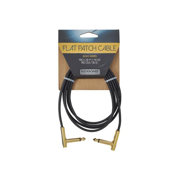 Rockboard Flat Patch Cable Gold 140 cm