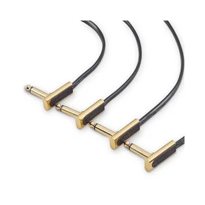 Rockboard Flat Patch Cable Gold 30 cm