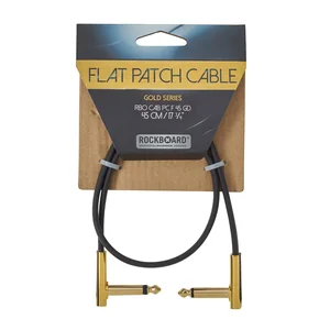 Rockboard Flat Patch Cable Gold 45 cm