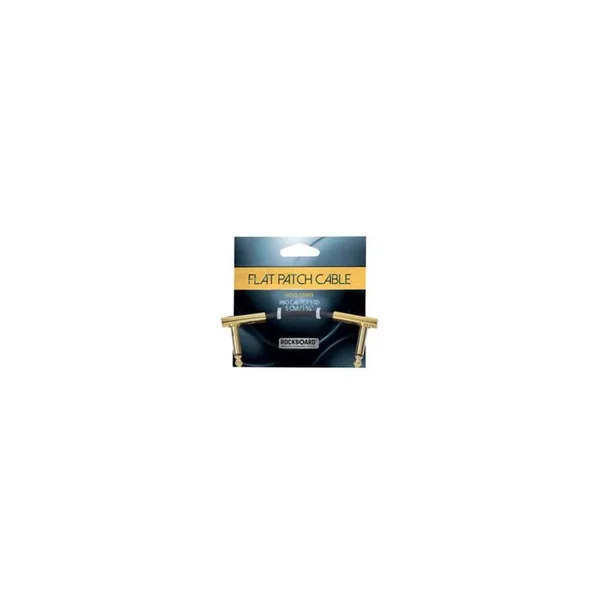 Rockboard Flat Patch Cable Gold 80 cm