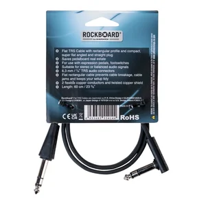Rockboard Flat TRS Cable 60 cm BK