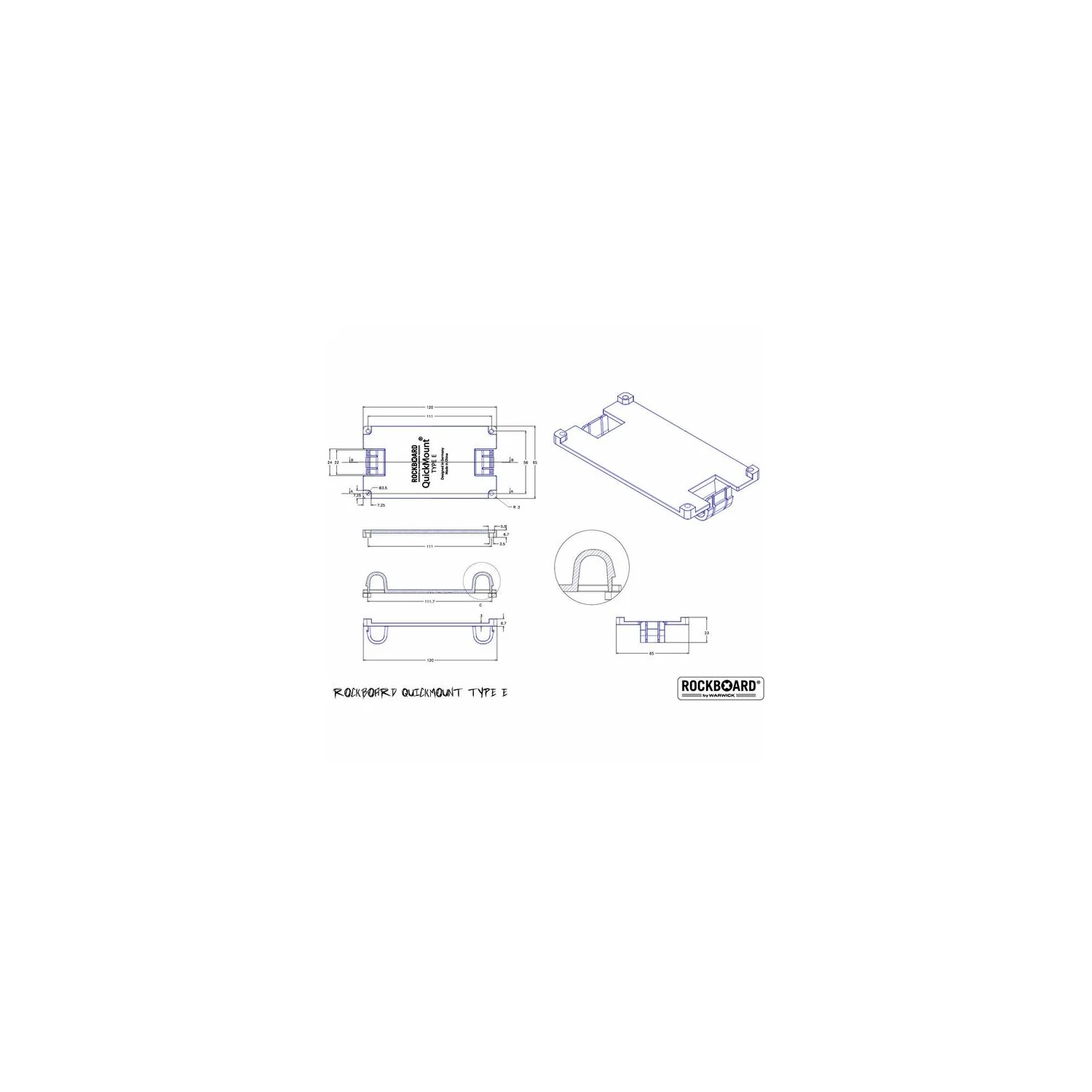 Rockboard Quick Mount Type E