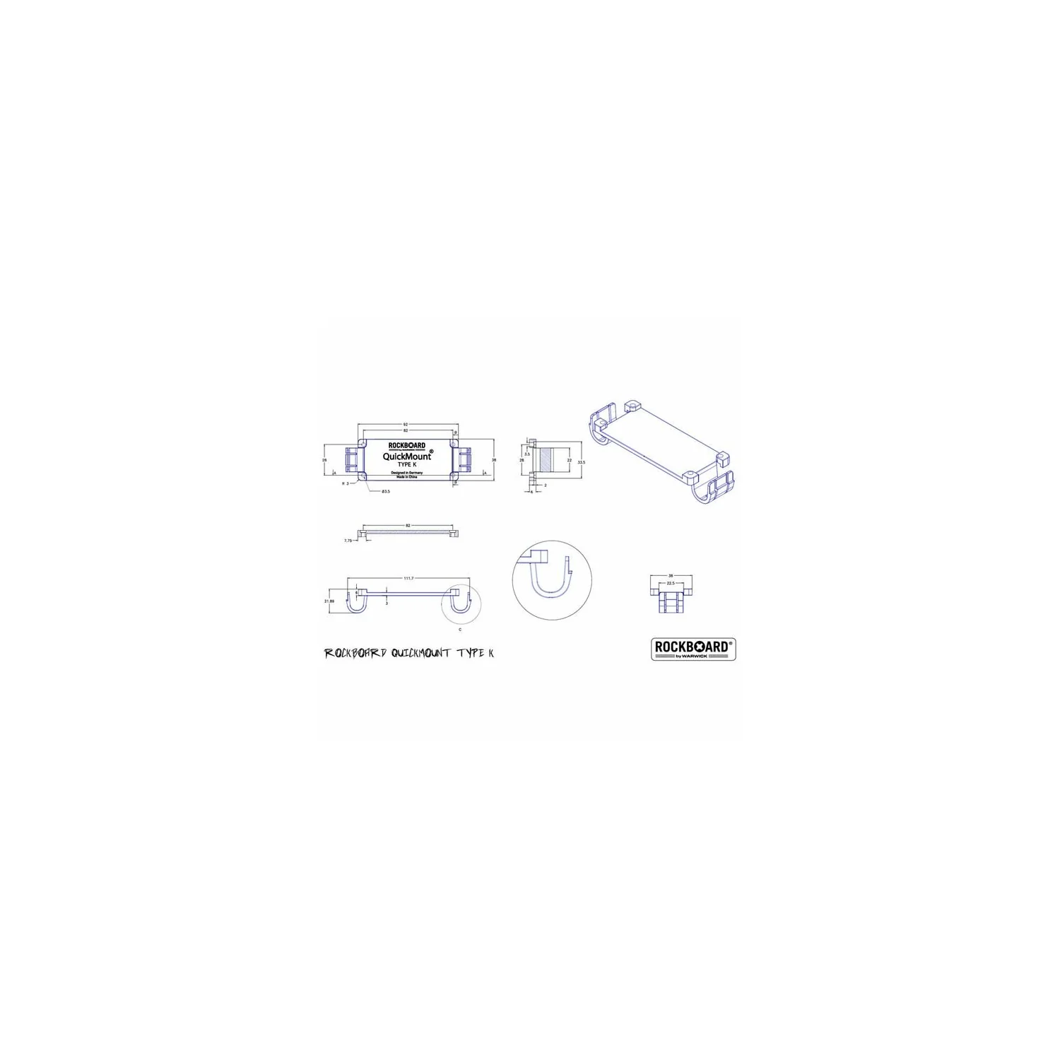 Rockboard Quick Mount Type K