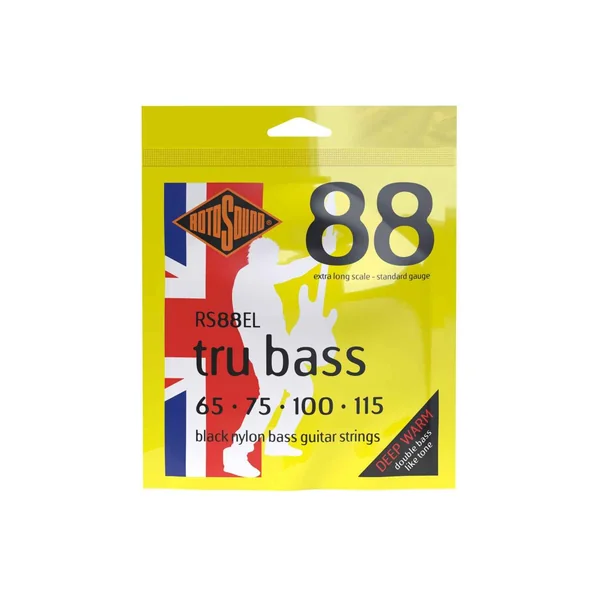Rotosound RS88EL Black Nylon Extra Long