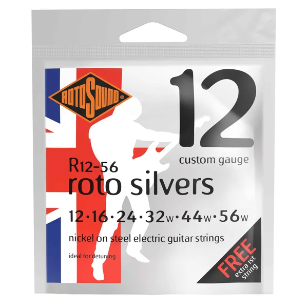 Rotosound Silvers 12-56 Nickel Strings