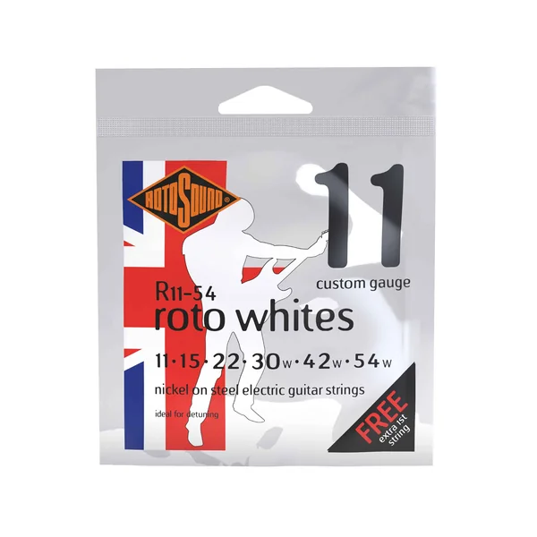Rotosound Whites 11-54 Nickel Strings
