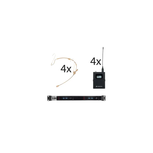 Sennheiser EW-DX 4x HSP 2 Lemo R1-9 Set