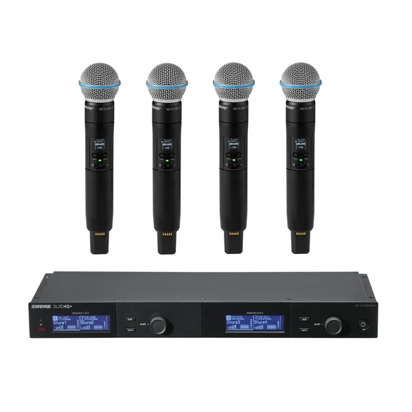 Shure SLXD4Q+E Beta58 S50 Bundle