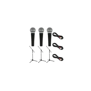 Shure SM 58 Triple stand+cable Set
