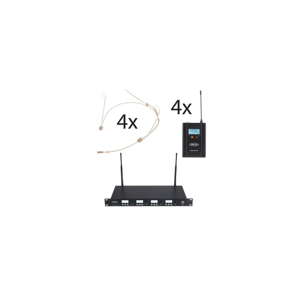 Sirus Quad R/4B 4 Headmike O 470 Set