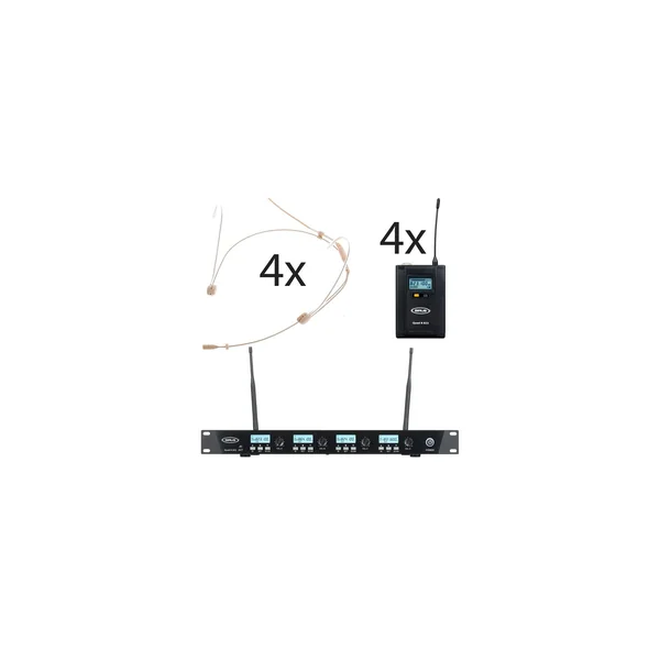 Sirus Quad R/4B 4 Headmike O 823 Set