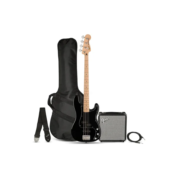 Squier Aff. P Bass MN PJ PACK BK