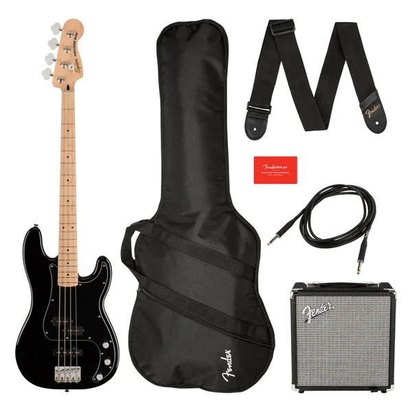 Squier Affinity P Bass MN PJ B Bundle