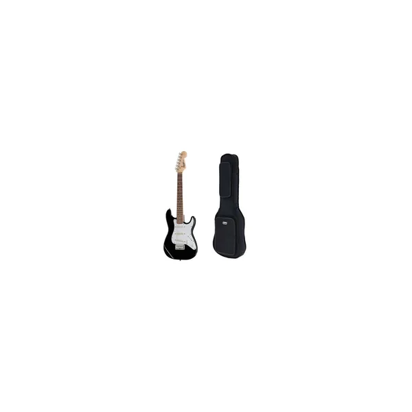 Squier Mini Strat V2 BK IL Bundle