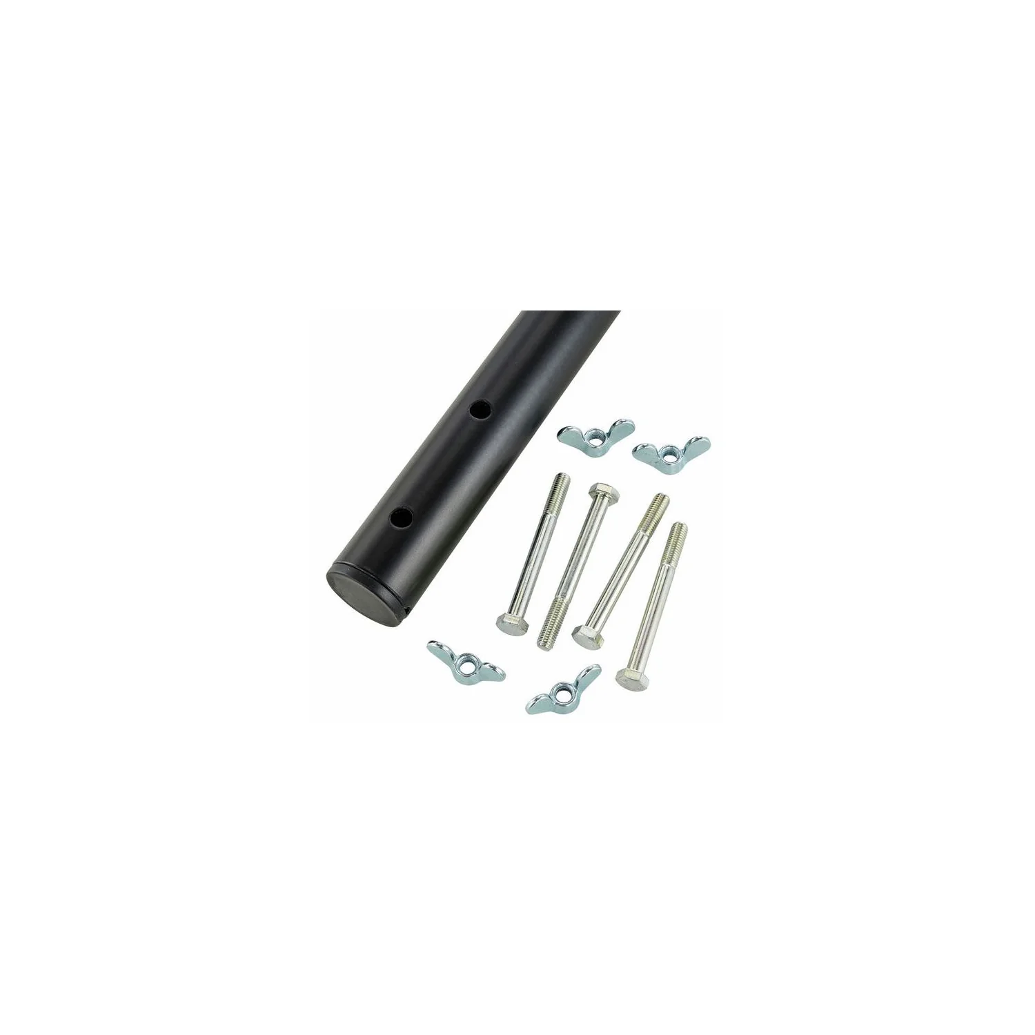 Stageworx Stair Railing 3 - 4 Steps Bk