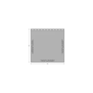 Stairville Euro Curtain 320g/m² 4.0x4.0m