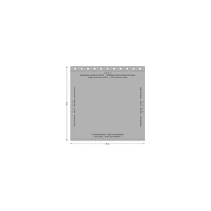 Stairville Euro Curtain 320g/m² 6.0x6.0m