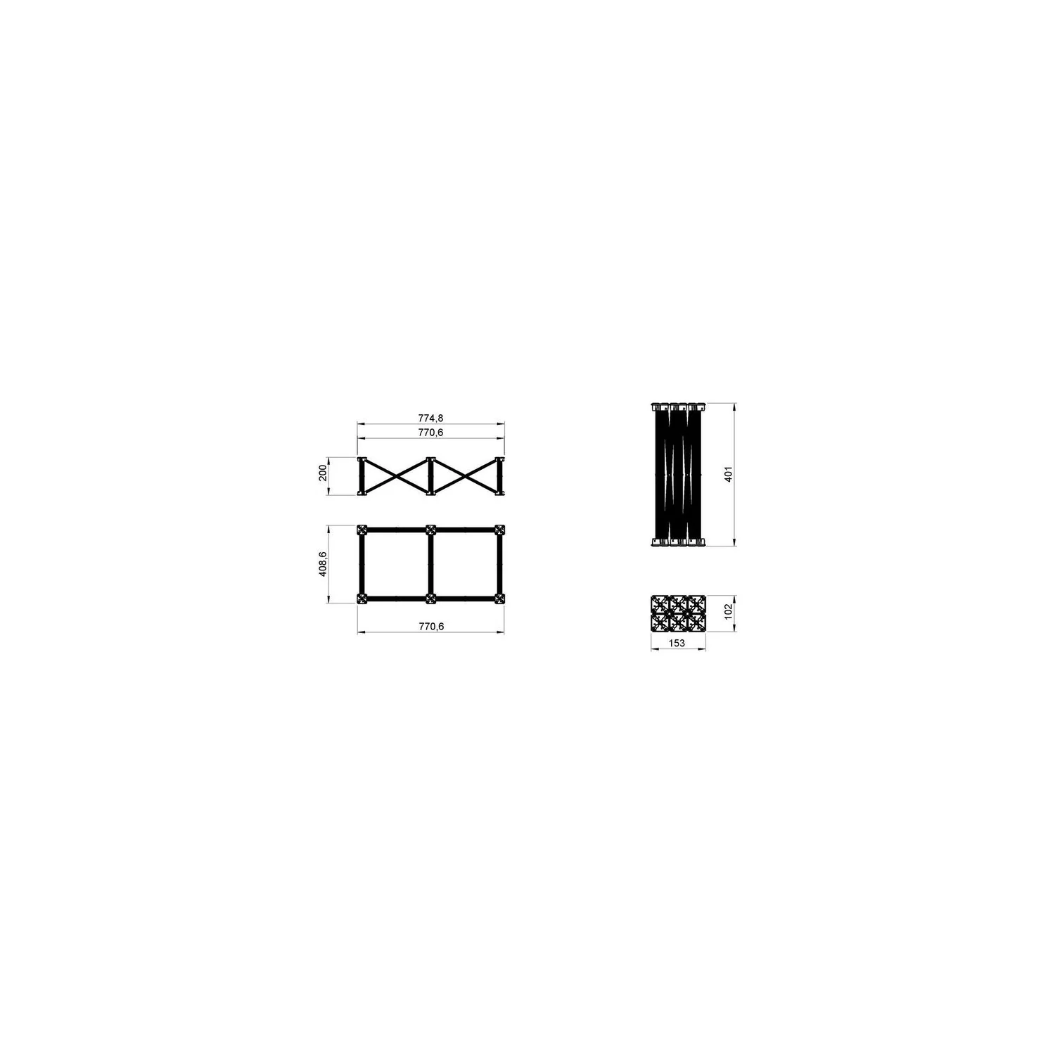 Stairville iX Stage Artist Bundle 1x1,5 m
