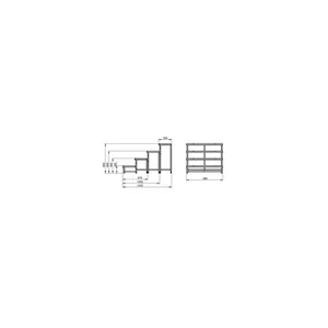 Stairville iX/Tour Stage Stair Ext. 60cm