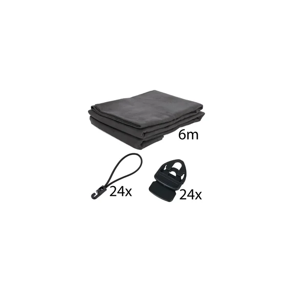Stairville Molton Set Black 6x3m