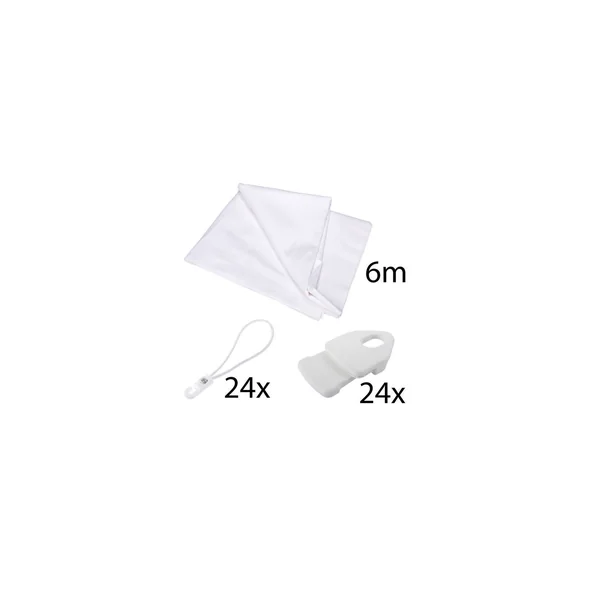 Stairville Molton Set White 6x3m