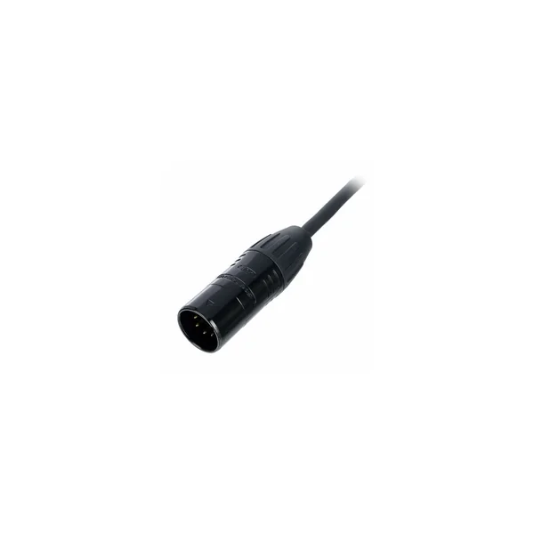 Stairville PDC5BK IP65 DMX Cable 1m 5pin
