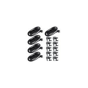 Stairville Snap black 10 pcs Bundle 3-way