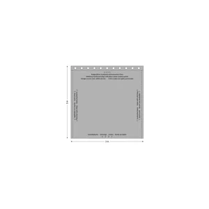 Stairville Sound Abso 500g/m² 3.0x3.0m Bk