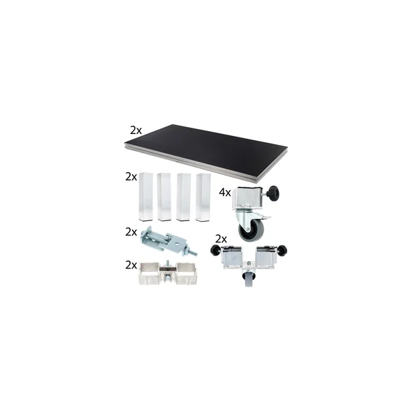 Stairville Tour Stage Drum Riser 2x2 40cm