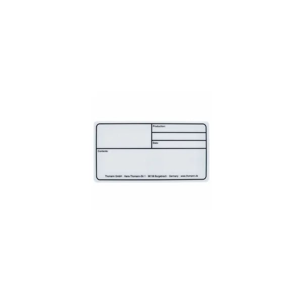 Stairville Tourlabel 150x80mm White