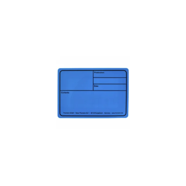 Stairville Tourlabel 177x127mm Blue