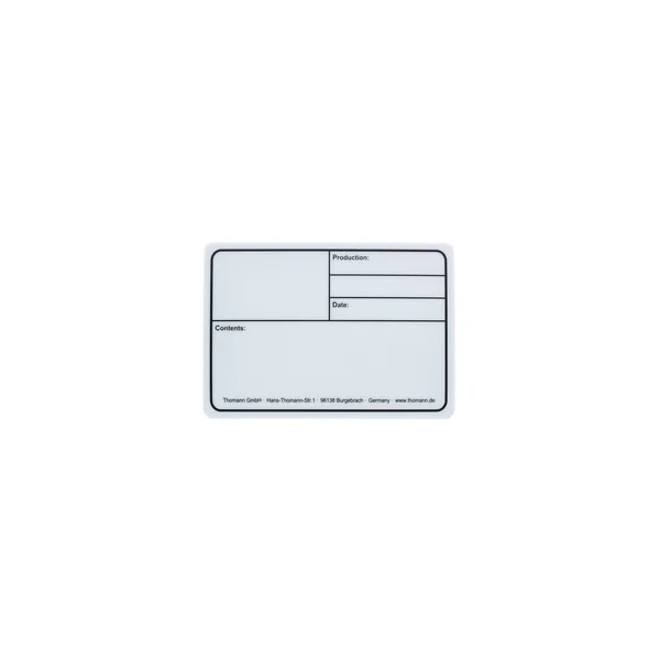 Stairville Tourlabel 177x127mm White