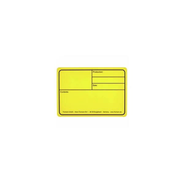 Stairville Tourlabel 177x127mm Yellow