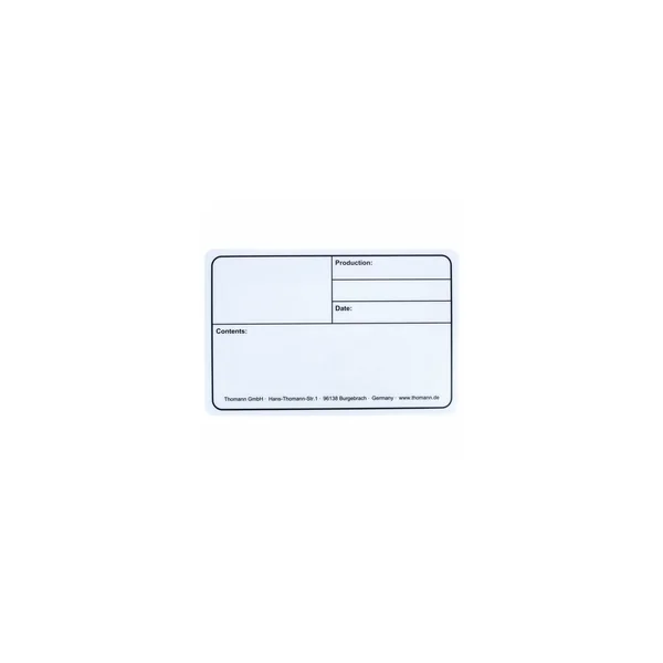 Stairville Tourlabel 290x190mm White